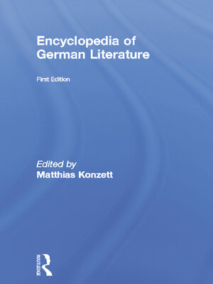cover image of Encyclopedia of German Literature